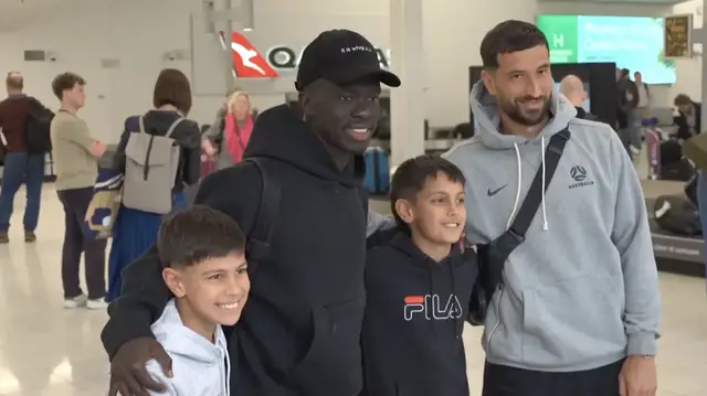 Video thumbnail for Australian World Cup star Mabil fires back at far-right politician