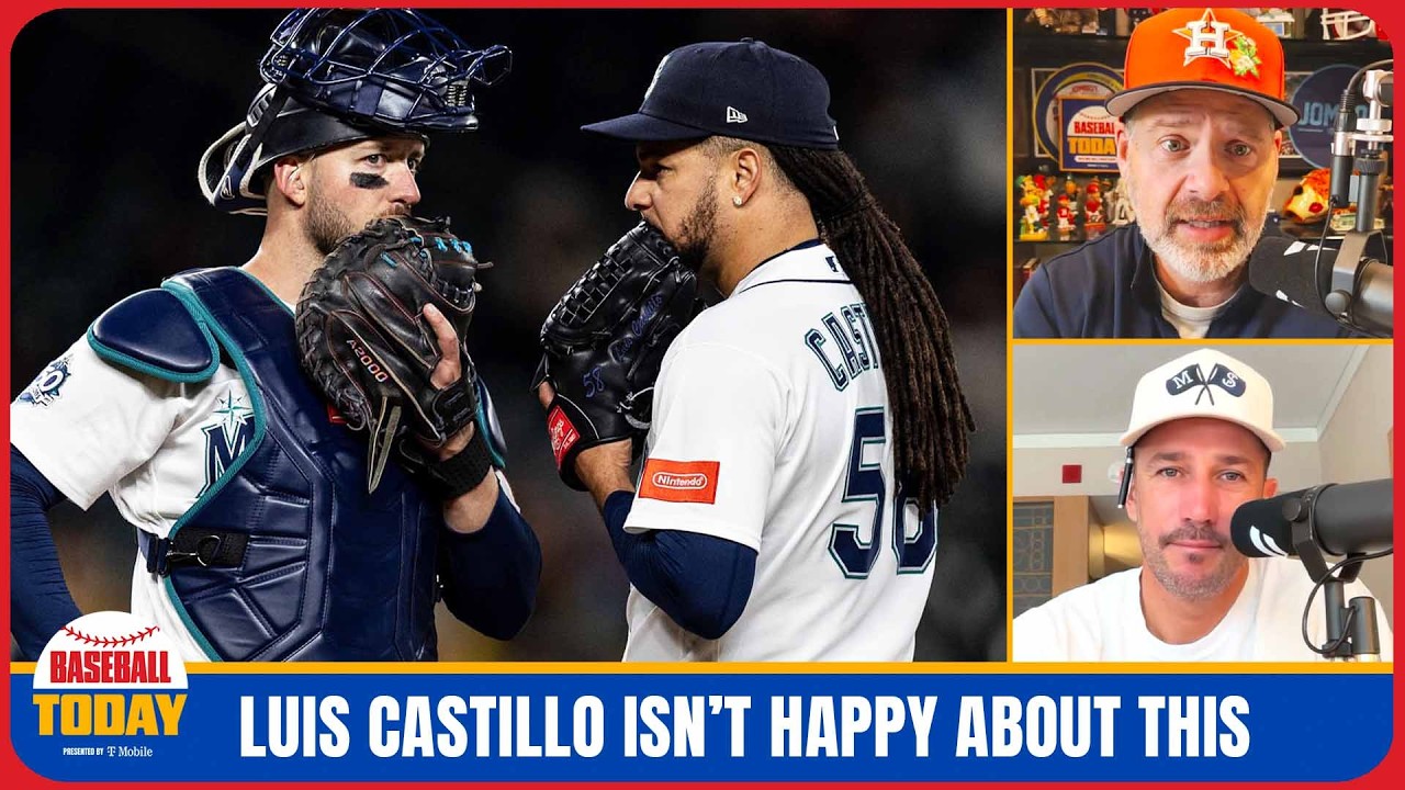 Video thumbnail for Luis Castillo appears pissed off about the Mariners pitching situation | Baseball Today