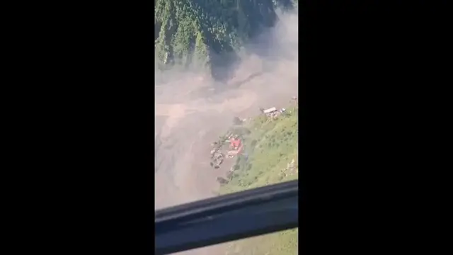 Video thumbnail for Nepal Floods: Aerial View Of Flood Destruction In Rasuwa.