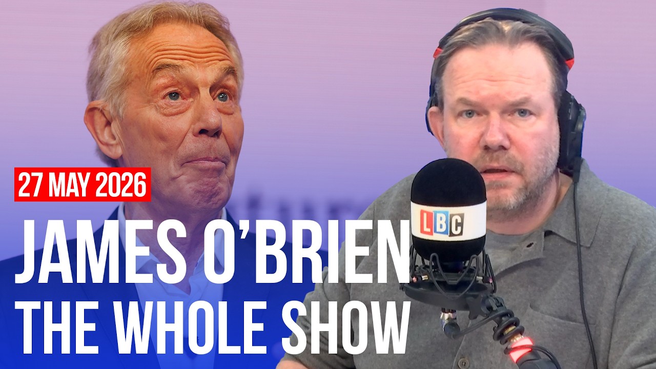 Video thumbnail for Has Tony Blair gone full pig? | James O’Brien - The Whole Show