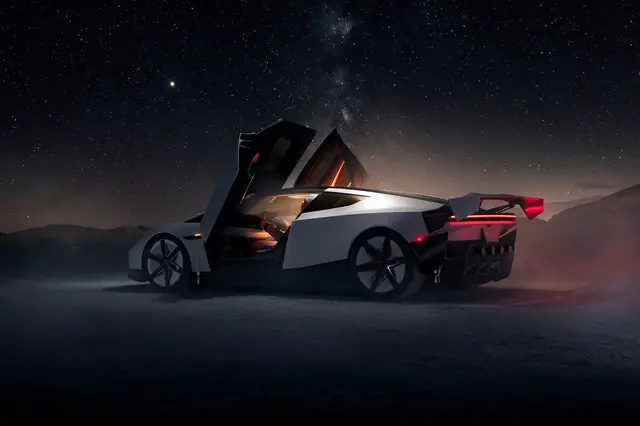 Video thumbnail for Tesla Roadster Fires Up SpaceX Tech for ‘Flying Car’ Demo