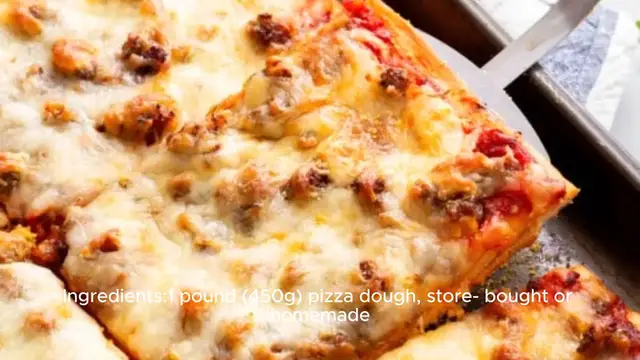 Video thumbnail for School-Style Pizza Recipe