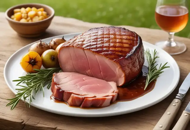 Video thumbnail for Sweet Glazed Ham Steak