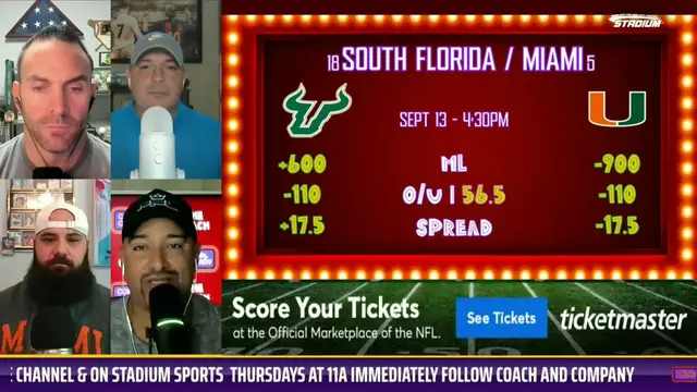 'Video thumbnail for Could South Florida Make the College Football Playoff?'