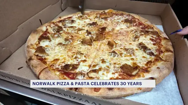 Video thumbnail for 'Norwalk institution.' Norwalk Pizza & Pasta celebrates 30 years in business