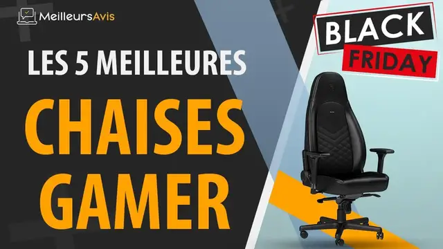 Video thumbnail for 🚩 MEILLEURE CHAISE GAMER - Black Friday 2022  (Comparatif & Guide d'achat)