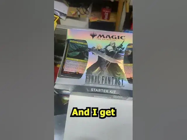Video thumbnail for Final Fantasy MTG Starter Kit #Shorts