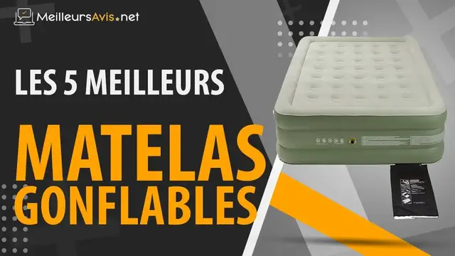 Video thumbnail for ⭐️ MEILLEUR MATELAS GONFLABLE - Avis & Guide d'achat (Comparatif 2021)