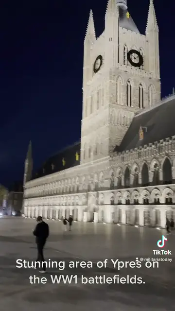 Video thumbnail for The Cloth Hall at Night - Ypres