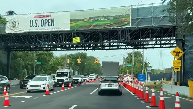Video thumbnail for Heavy traffic expected this weekend as thousands of fans travel to US Open