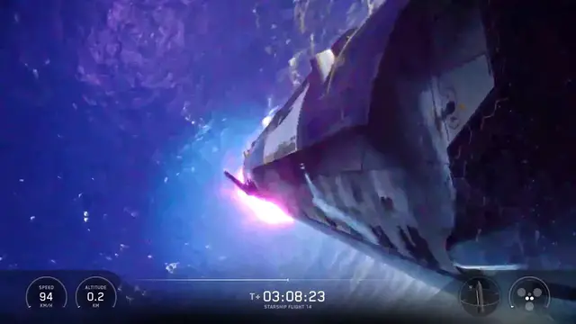 Video thumbnail for District of Columbia: SpaceX Starship Reaches Orbit in Texas.