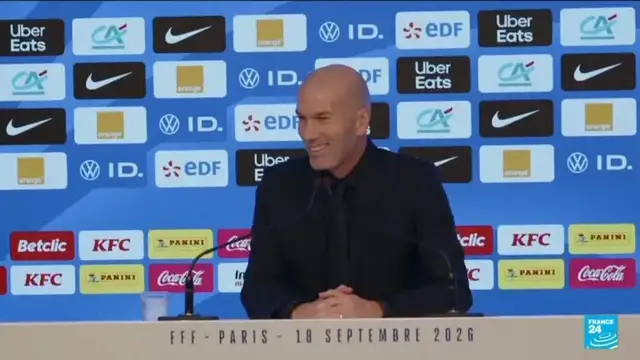 Video thumbnail for New France football boss Zidane names first squad