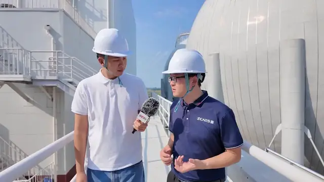 Video thumbnail for China: Compressed air storage powers up green energy in China's Shandong.