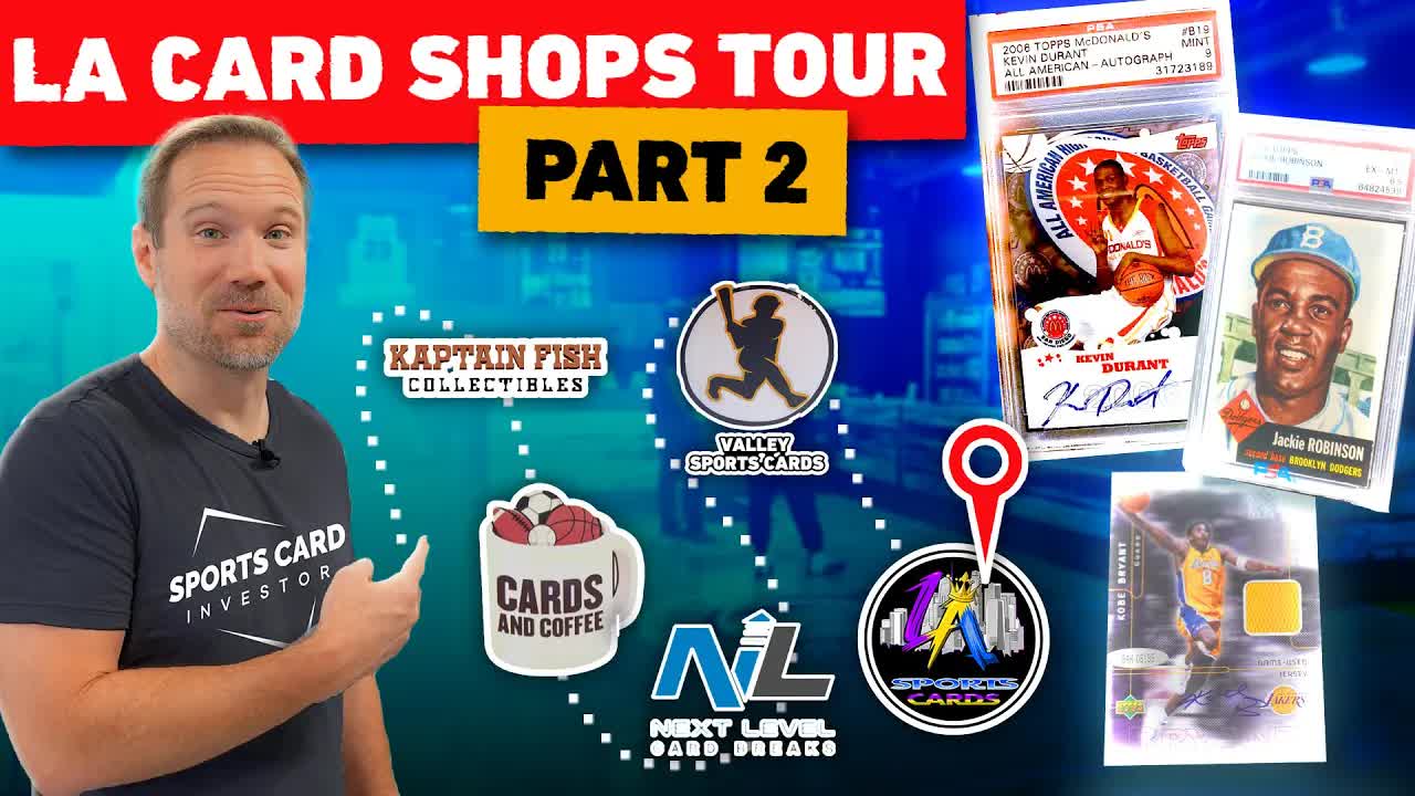 Video thumbnail for sports card investor: los angeles card shop tour part 2! exploring the incredible la sports card scene