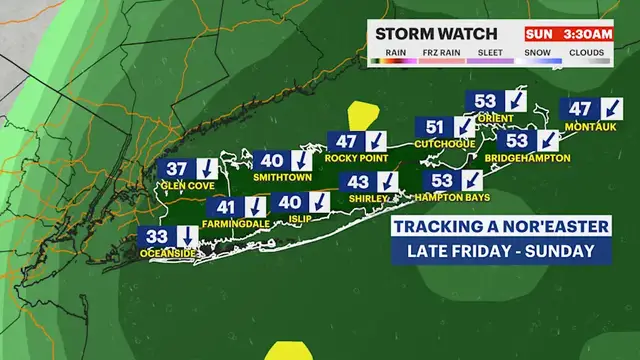 Video thumbnail for STORM WATCH: Nor'easter to bring coastal flooding, strong winds and heavy rain