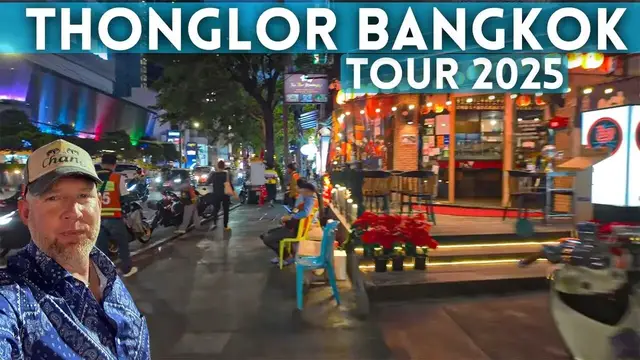 'Video thumbnail for Thonglor Bangkok Tour 2025 4K'