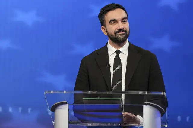 'Video thumbnail for New York mayoral race: Frontrunner Zohran Mamdani takes part in tv debate'