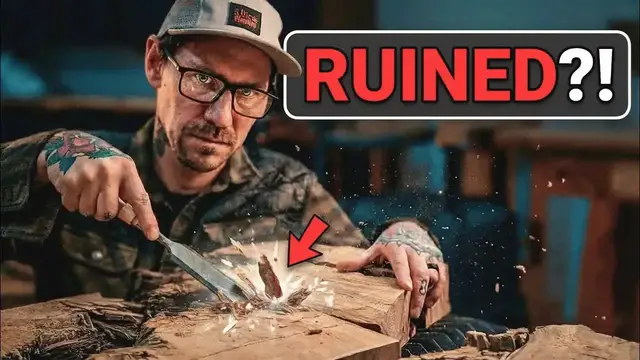 Video thumbnail for jonny builds: fixing my $12,000 woodworking mistake: bald cypress table redemption