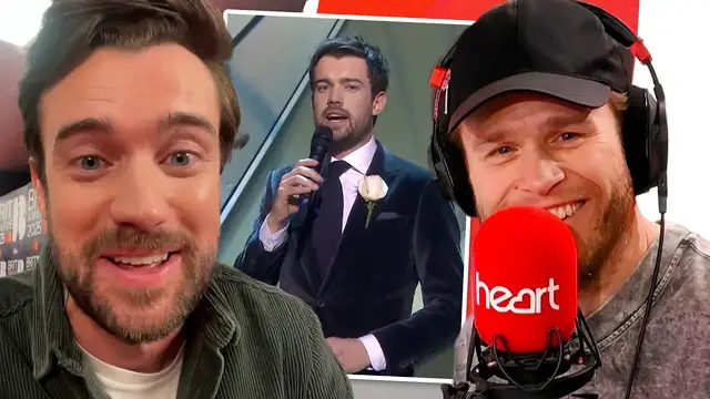Video thumbnail for Jack Whitehall ALWAYS makes an Olly Murs joke at the BRIT Awards