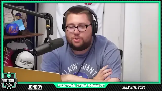'Video thumbnail for NFL Positional Group Rankings'