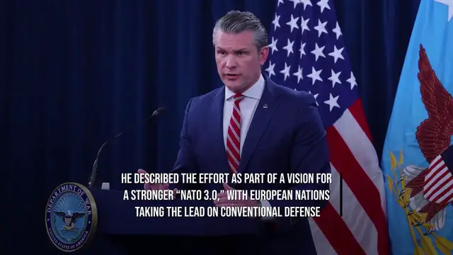Video thumbnail for Hegseth Launches Review Of U.S. Military Presence In Europe.