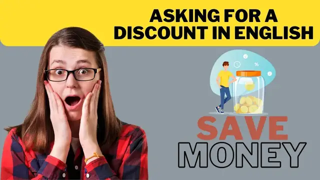 Video thumbnail for 30 Expressions to Ask for a Discount in English