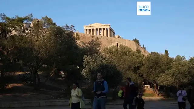 'Video thumbnail for Free view: Greece's famed Parthenon clear of scaffolding for first time in decades'