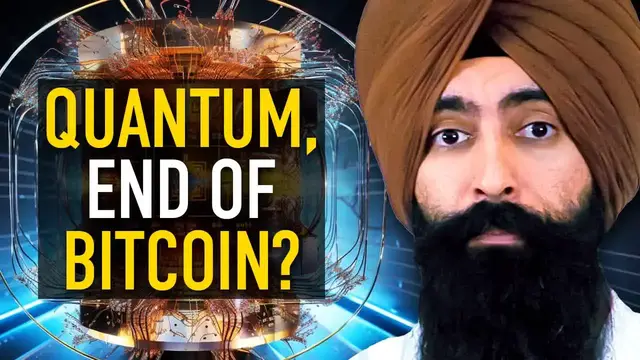 'Video thumbnail for Minority Mindset: quantum computing's bitcoin apocalypse? blockchain security risk!'