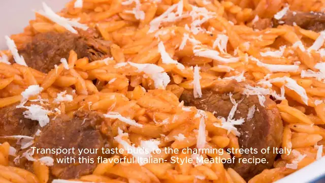 Video thumbnail for Italian-Style Meatloaf Recipe