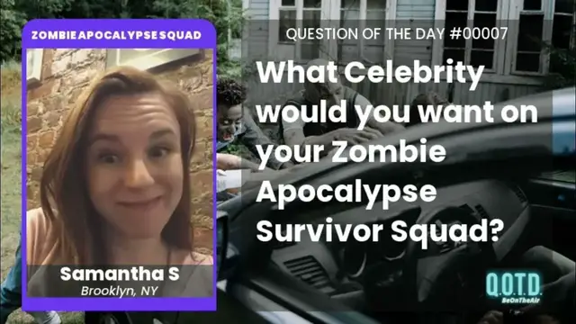 Video thumbnail for Forget the zombie apocalypse! Samantha has her eyes on Chris Hemsworth!