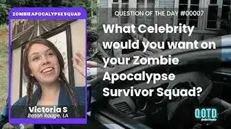 Video thumbnail for The Walking Dead's Norman Reedus is joining Victoria's zombie survival squad. Daryl Dixon himself!
