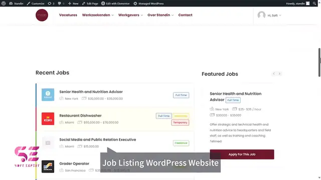 Video thumbnail for How to create a Job Listing Website in WordPress