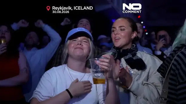 Video thumbnail for Icelanders react as the EU referendum results come in