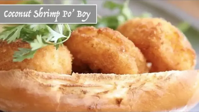 'Video thumbnail for Coconut Shrimp Po' Boy'