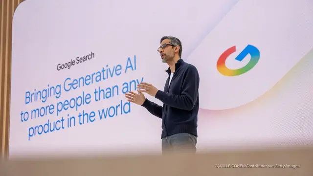 'Video thumbnail for Rolling Stone publisher sues Google over AI-generated summaries'