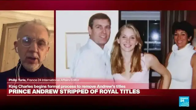 'Video thumbnail for King Charles to strip Andrew of royal titles, residence: Buckingham Palace'