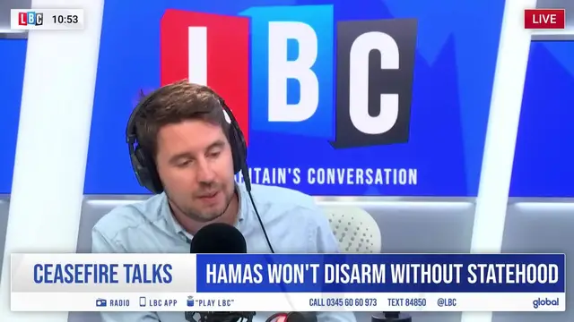 'Video thumbnail for ‘Is an Israel-Gaza ceasefire further away than ever before?’ | Former Israeli Minister on LBC'