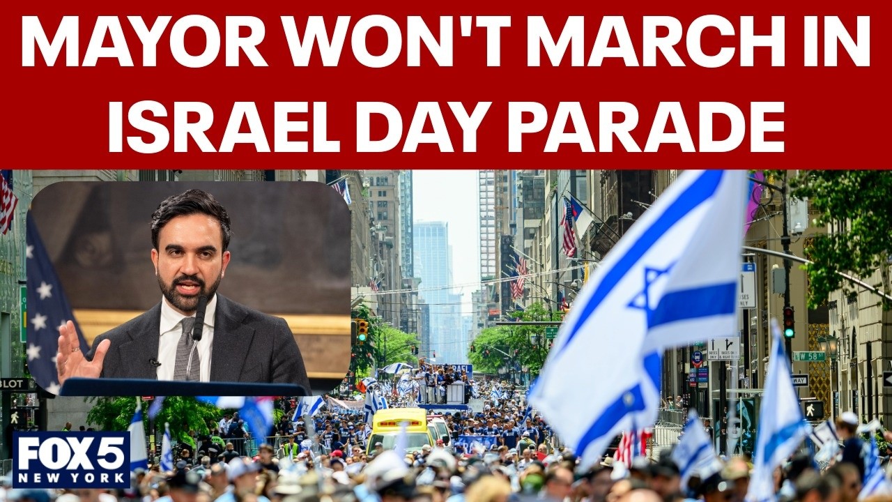 Video thumbnail for Mamdani will not attend Israel Day Parade