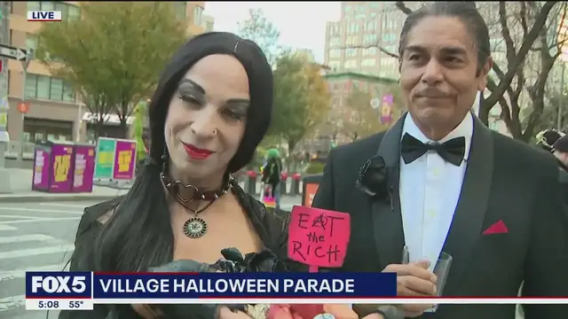 'Video thumbnail for NYC Village Halloween Parade'