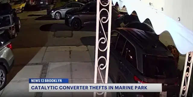 Video thumbnail for Marine Park resident frustrated after catalytic converter stolen from car as thefts continue across Brooklyn