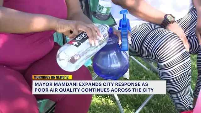 Video thumbnail for Mayor expands city response as poor air quality continues across the area