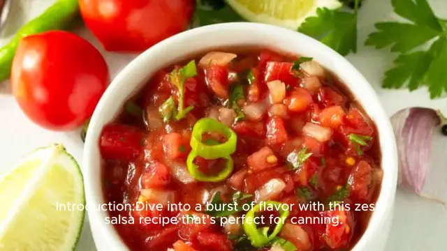 Video thumbnail for Canning Salsa Recipe