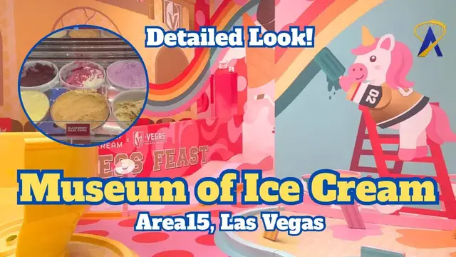 Video thumbnail for Detailed Look at Museum of Ice Cream at Area15, Las Vegas