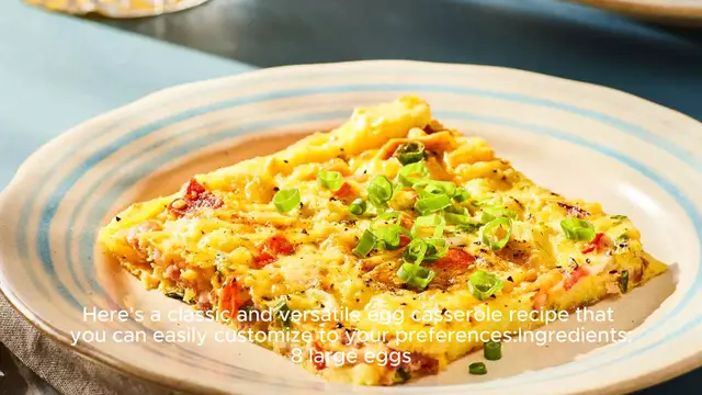Video thumbnail for Egg casserole recipe