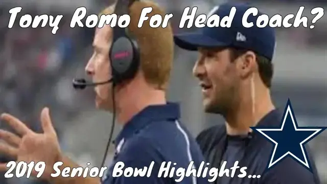 Video thumbnail for law nation sports: tony romo coaching? dallas cowboys news & senior bowl highlights