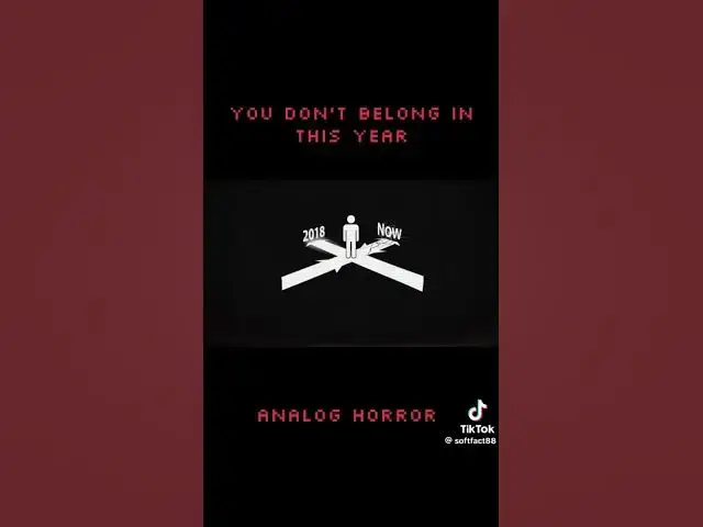 Video thumbnail for Your in the wrong year #horror #enterthebackrooms #analoghorror #scary