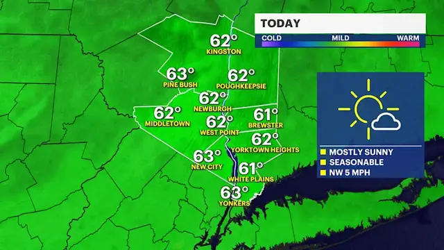 Video thumbnail for Sunny and seasonable Sunday across Connecticut