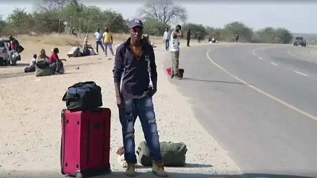 Video thumbnail for Zimbabwe says nearly 100,000 of its citizens have left South Africa