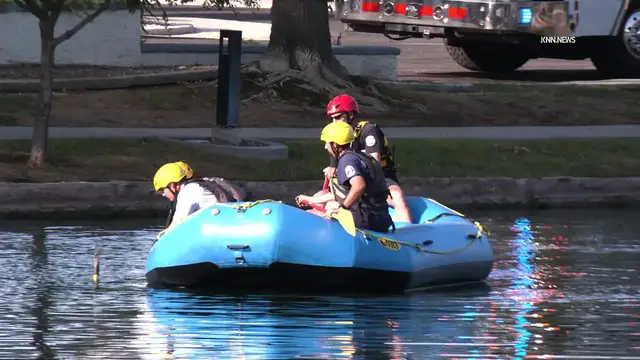 Video thumbnail for US, Phoenix: Mesa Search Underway After Person Goes Missing In Dobson Ranch Lake.