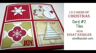 'Video thumbnail for 12 Cards of Christmas 2015 - Card #2 Tiles. CHECK OUT THE LIMITED TIME OFFER IN DESCRIPTION!'
